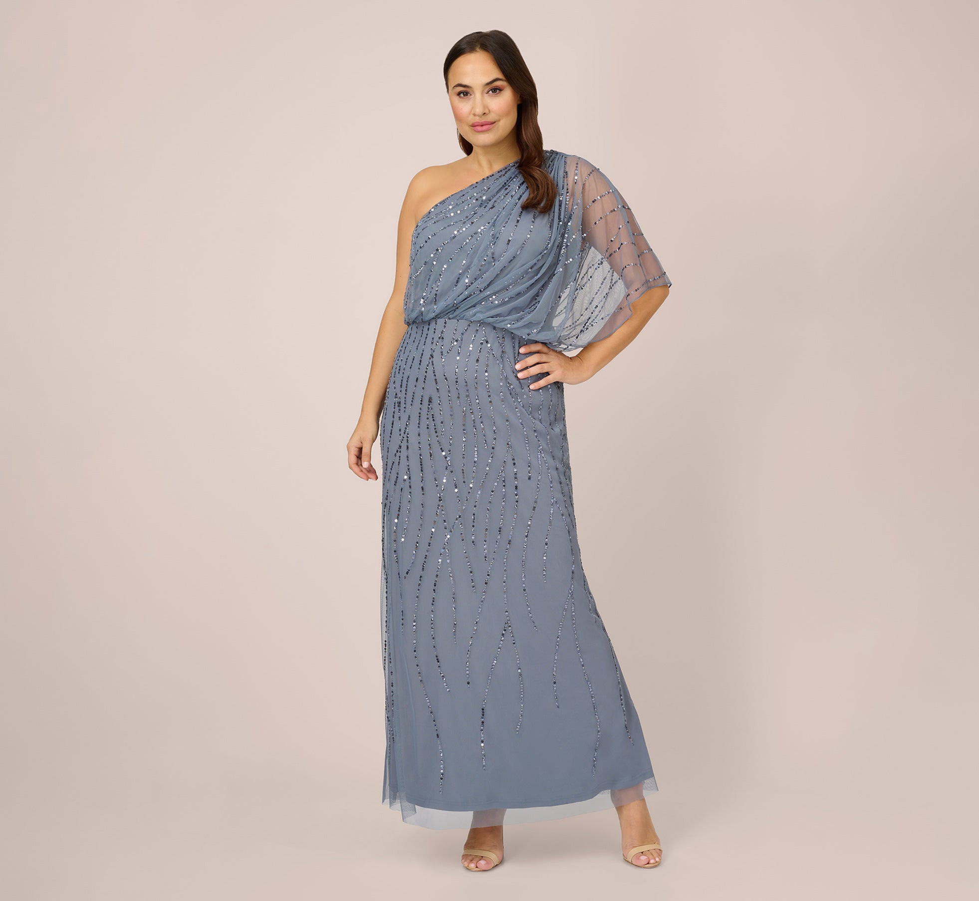 adrianna papell plus size dresses
